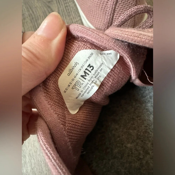 Allbirds Men's Tree Runners Stormy Mauve (Blizzard Sole) - Picture 6 of 6